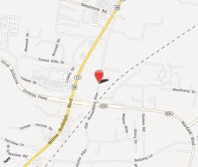 Location Map: 2443 Old Russellville Pike Clarksville, TN 37040