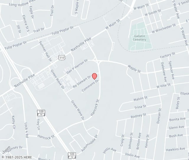 Location Map: 608 Commons Dr A Gallatin, TN 37066